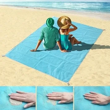 Пляжная лежанка (коврик) Анти Песок Sand leakage beach mat