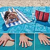 Пляжная лежанка (коврик) Анти Песок Sand leakage beach mat, фото 6