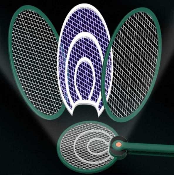 Складная электрическая ловушка для комаров и мух (мухобойка) - фото 9 - id-p209709483