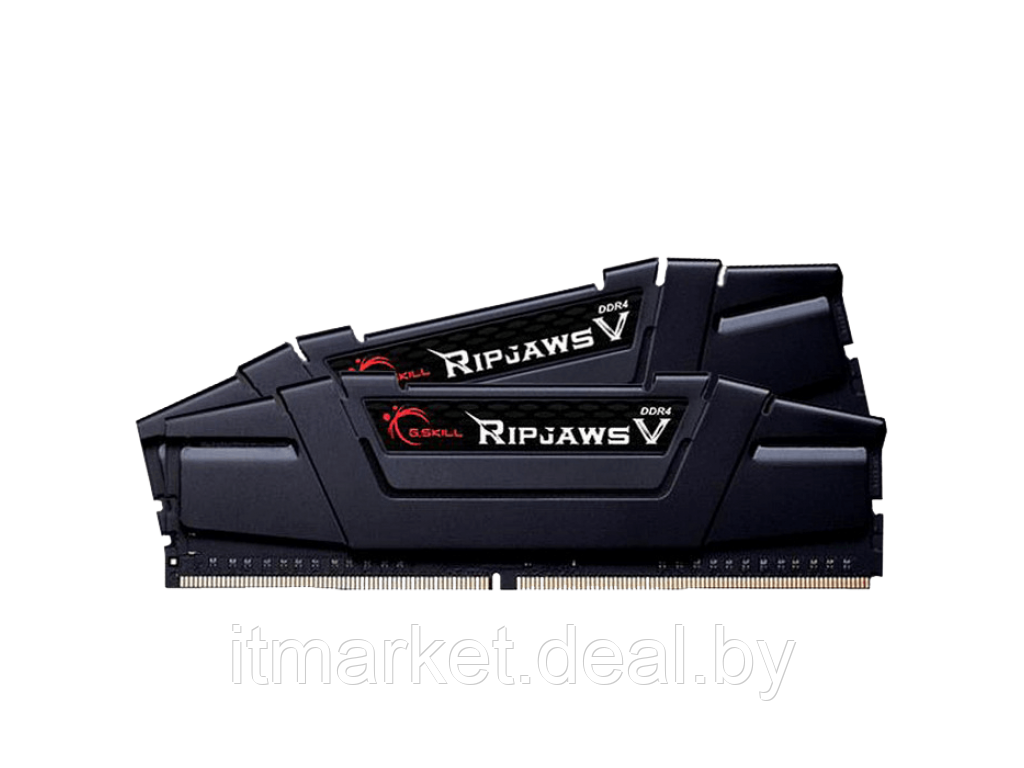 Модуль памяти 8Gb (2*4Gb) G.Skill Ripjaws V (F4-3200C16D-8GVKB) 3200MHz PC-25600 16-18-18-38 1.35V - фото 1 - id-p160639239