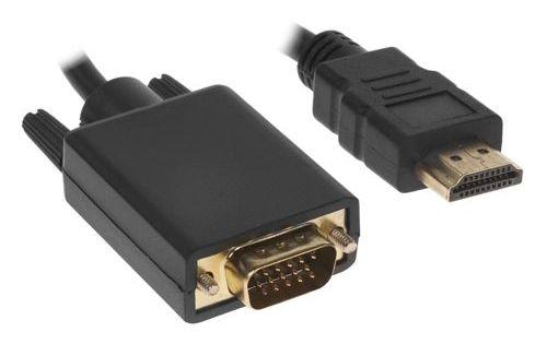 Кабель HDMI - VGA, папа-папа, 1,8 метра, черный - фото 2 - id-p209727162