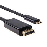 Кабель USB3.1 Type-C - DisplayPort, UltraHD 4K, 1,8 метра, черный