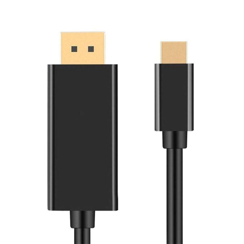 Кабель USB3.1 Type-C - DisplayPort, UltraHD 4K, 1,8 метра, черный - фото 2 - id-p209727816