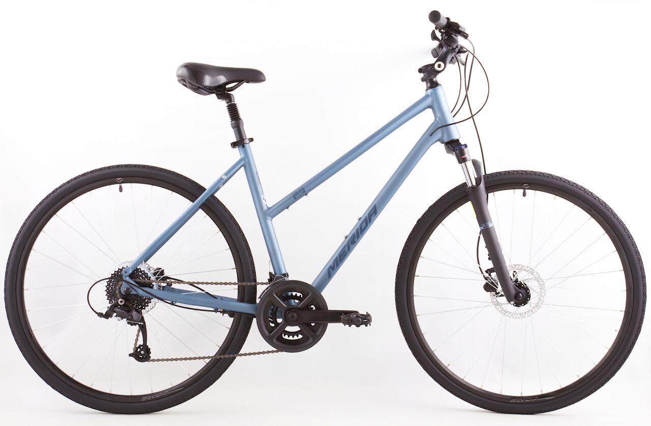 Велосипед Merida Crossway 50 Lady MattSteelBlue/DarkBlue - фото 1 - id-p209728355
