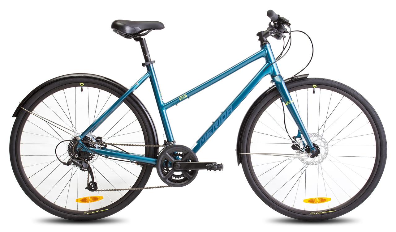 Велосипед Merida Crossway Urban 50 Lady TealBlue/SilverBlue/Lime