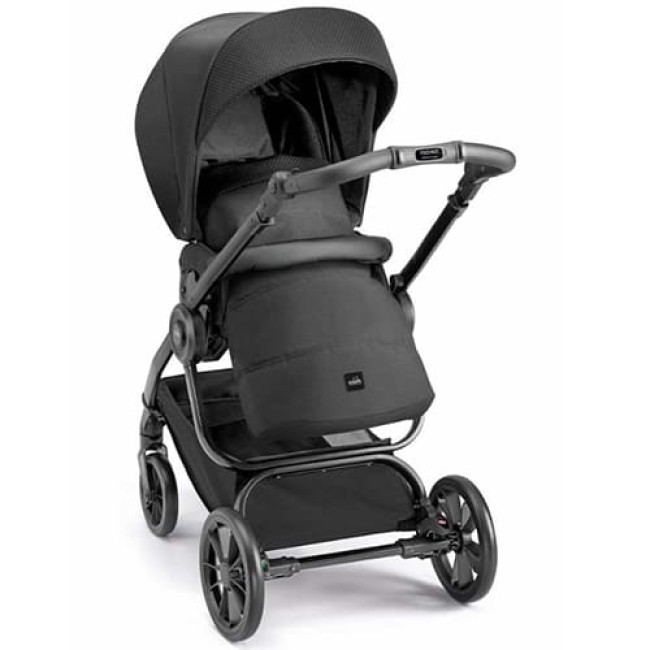 Детская коляска CAM Ami' (2 в 1) ART967-T578+ART805T-V90S (Черный c рамой цвета Матовый черный) - фото 2 - id-p209737357