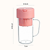 Портативный блендер-кружка CRUSHER JUICER LL-898, 340 ml, фото 6