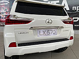 Детский электромобиль RiverToys Lexus LX570 Y555YY (белый) Двухместный Полноприводный Лицензия, фото 4