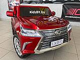Детский электромобиль RiverToys Lexus LX570 Y555YY (красный глянец) Двухместный Полноприводный Лицензия, фото 2