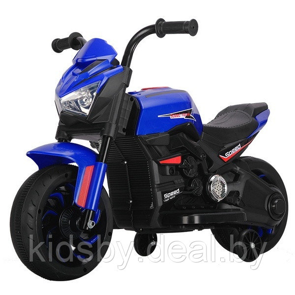 Детский электромобиль, мотоцикл Igro TD BLF-819B (синий) - фото 1 - id-p209749507