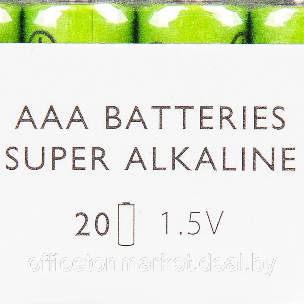 Батарейки алкалиновые Q-Connect "AAA/LR03", 20 шт. - фото 2 - id-p202879710