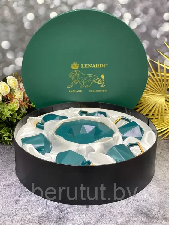 Чайный сервиз фарфоровый 12 предметов на 6 персон 230 мл Lenardi - фото 9 - id-p209751799