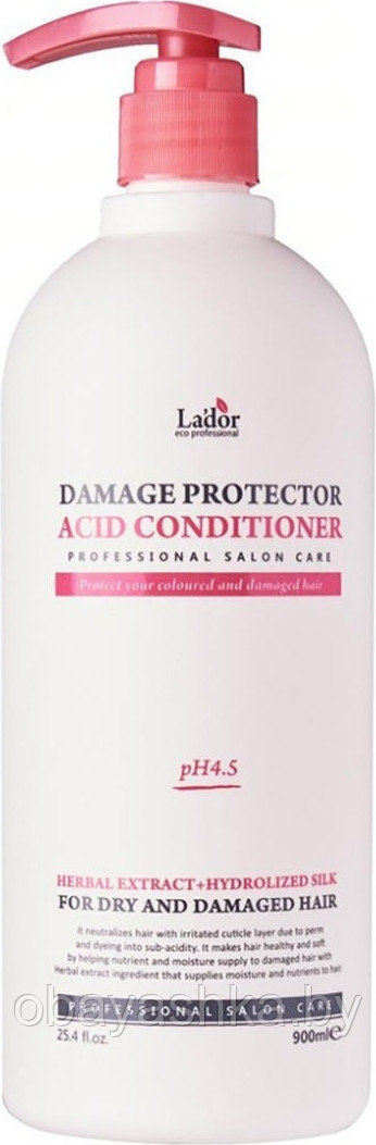 Кондиционер для поврежденных волос DAMAGE PROTECTOR ACID CONDITIONER 900 мл - фото 1 - id-p209761151