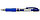 Ручка гелевая автоматическая Crown CEO Jell (Auto Jell 5000R) корпус прозрачный, стержень синий, фото 2