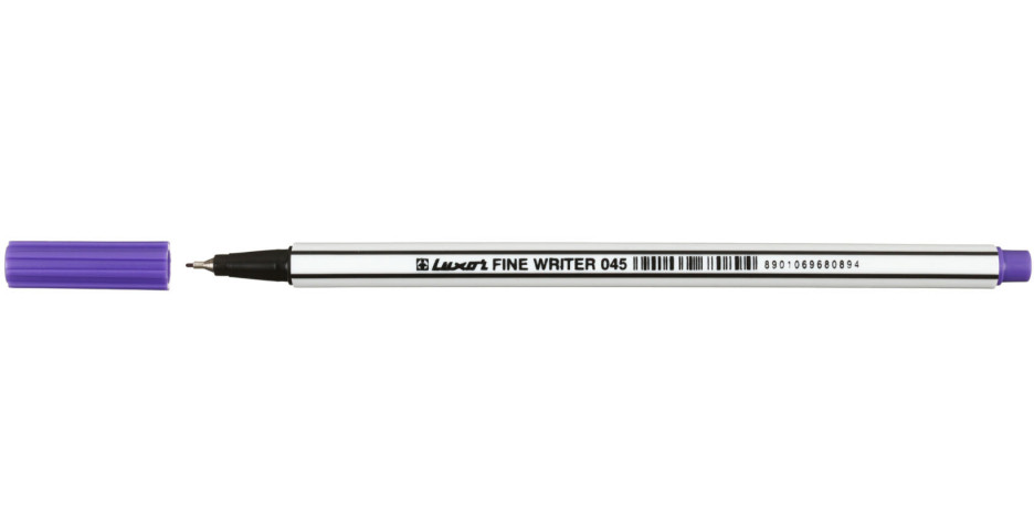 Лайнер Luxor Fine Writer 045 толщина линии 0,8 мм, фиолетовый - фото 1 - id-p209762946