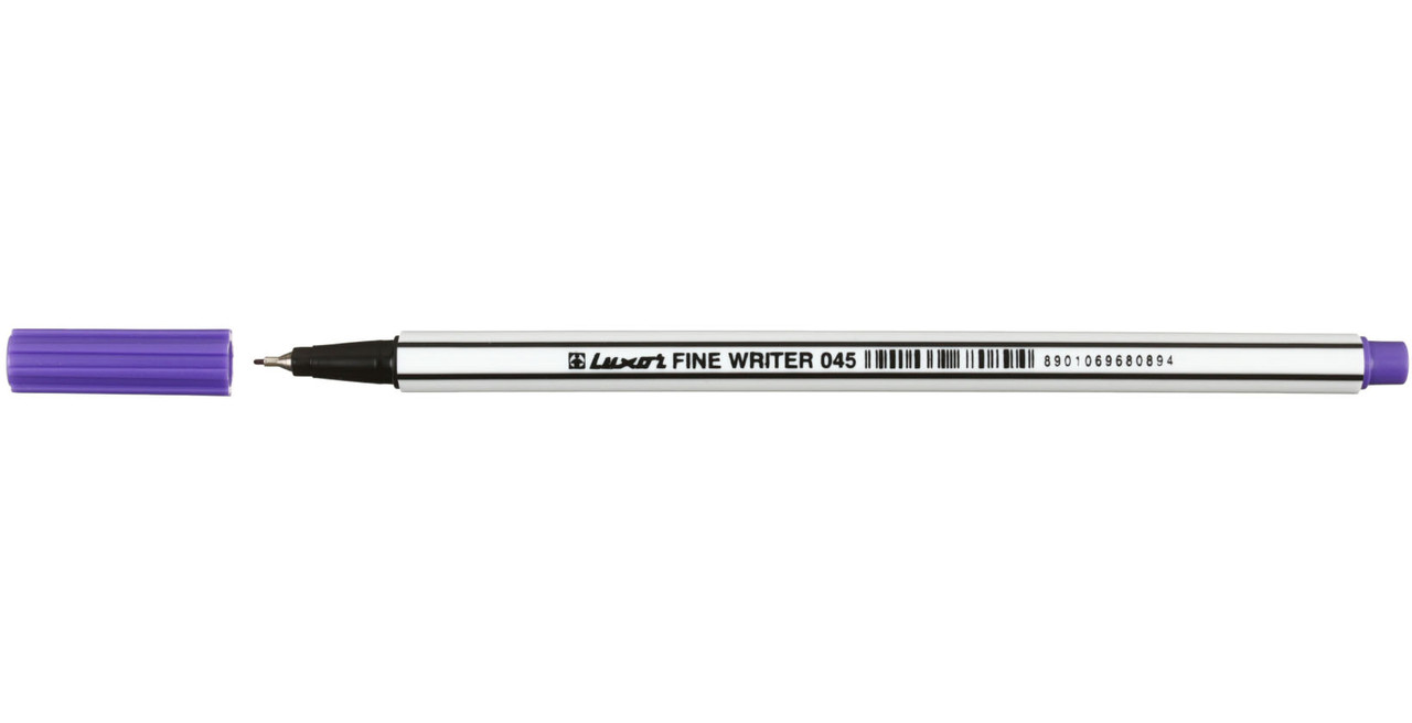 Лайнер Luxor Fine Writer 045 толщина линии 0,8 мм, фиолетовый - фото 2 - id-p209762946