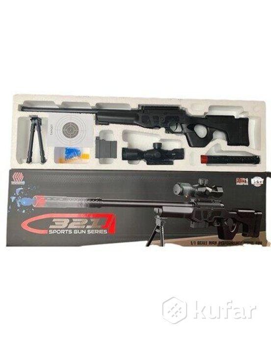 Снайперская винтовка игрушечная 321 стреляет 3 вида пуль - фото 2 - id-p209768324