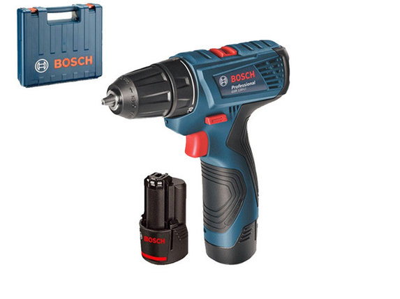 Аккум. дрель-шуруповерт BOSCH GSR 120-LI в чем. (12.0 В, 2 акк., 2.0 А/ч Li-Ion, 2 скор., 30 Нм, шурупы до 7, фото 2