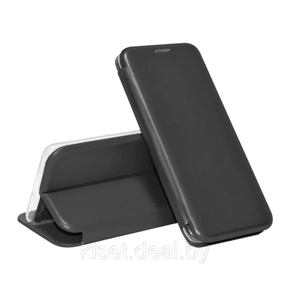 Чехол-книжка KST Book Case 3D с визитницей для Realme C33 черный - фото 1 - id-p209763006
