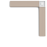 P5020B декоративный элемент угловой