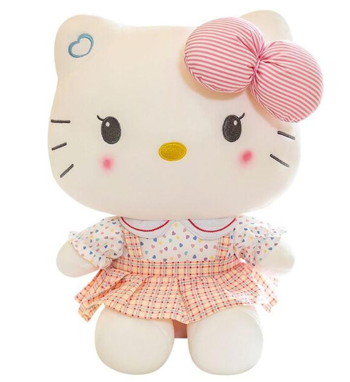 Игрушки мягкие Хелло Китти Hello Kitty большая 50 см.