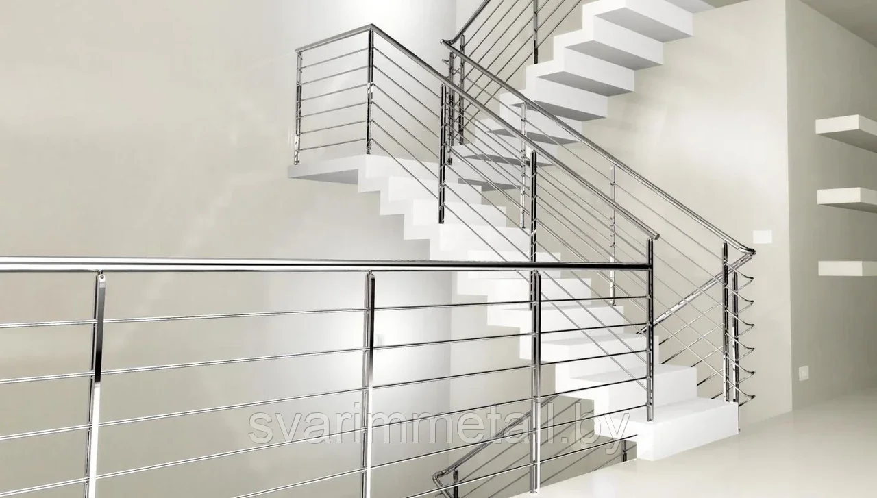 Перильные ограждения из нержавеющей стали (304 марка)