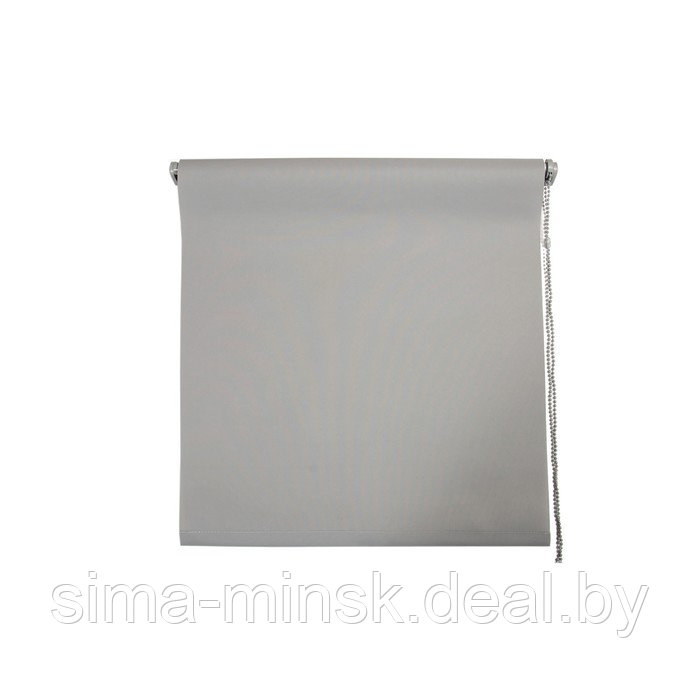 Рулонная штора «Простая MJ» 40х160 см, цвет стальной - фото 1 - id-p209773415