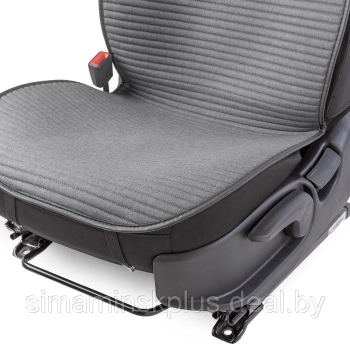 Накидки на передние сиденья Car Performance, 2 шт, fiberflax (лен), серый - фото 5 - id-p209773545