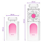 Вентилятор Kitfort КТ-406-1, настольный, 2.1 Вт, 1 режим, бело-розовый, фото 2