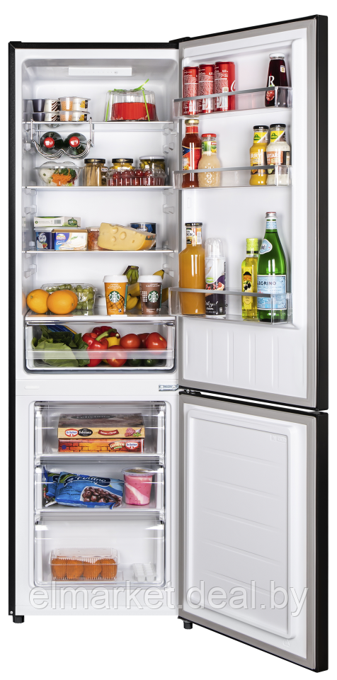 Холодильник-морозильник Maunfeld MFF176SFSB - фото 1 - id-p209774196