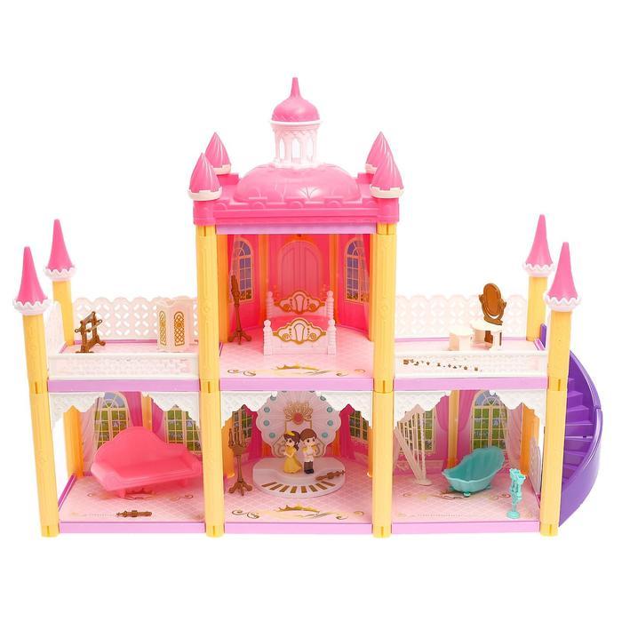 Дом для кукол «Сказочный замок» с мебелью, фигурками и аксессуарами - фото 2 - id-p209774637