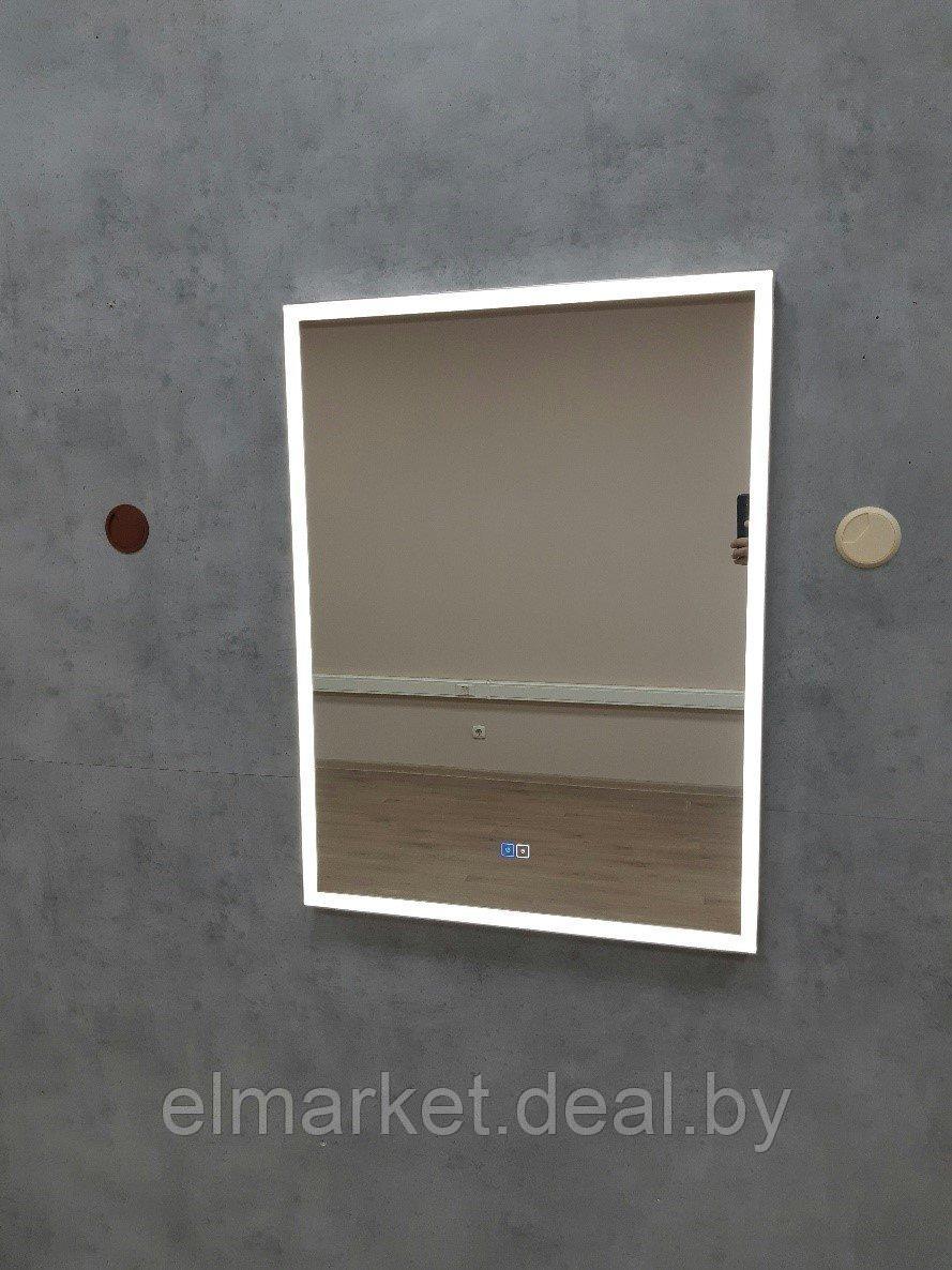 Зеркало Континент Frame LED 700x1000 Silver - фото 1 - id-p209774321