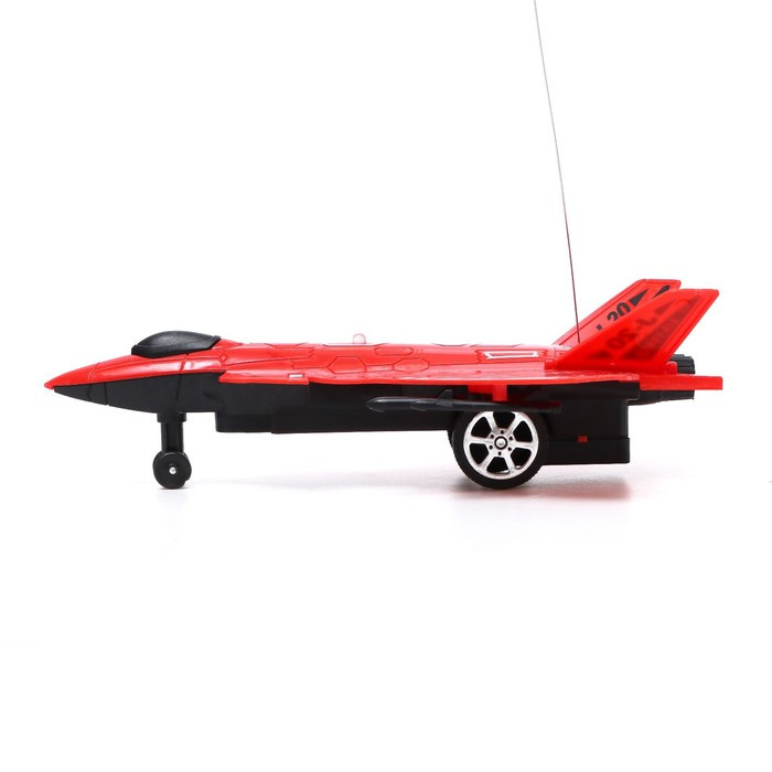 Самолет радиоуправляемый «Истребитель», работает от батареек, цвет красный - фото 2 - id-p209777030