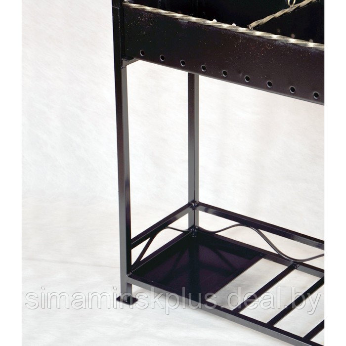 Мангал с крышей Нюрнберг 105 х 60 х 219 см, кочерга, совок, подставка под казан - фото 4 - id-p209778108