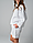 Женский домашний костюм вафельный / пижама (белый), фото 2
