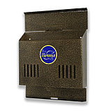 Ящик почтовый без замка (с петлёй), горизонтальный «Мини», бронзовый, фото 3