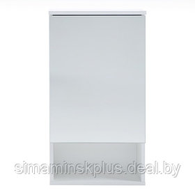 Зеркало-шкаф Вега 5502 белое, 55 х 13,6 х 70 см