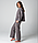 Женский домашний костюм вафельный / пижама (тёмно-серый), фото 4