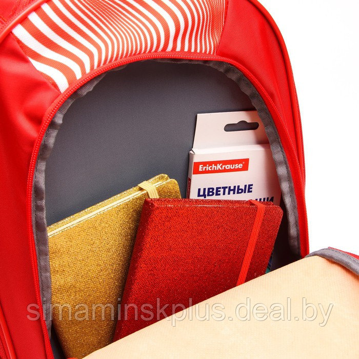 Рюкзак школьный с эргономической спинкой, 37х26х15 см, Мстители - фото 8 - id-p209781939