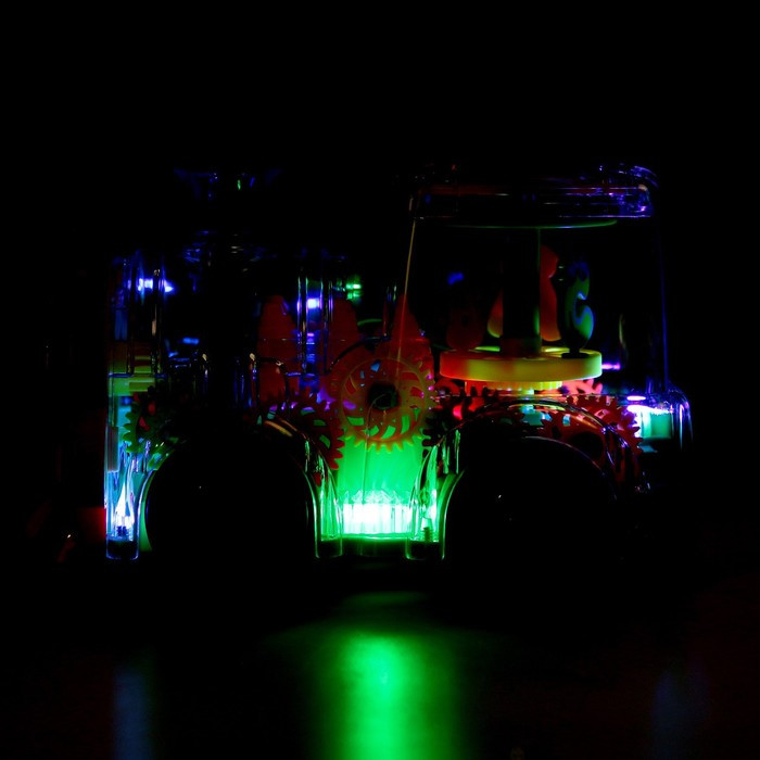 Паровоз «Новогодний поезд», свет и звук, работает от батареек - фото 5 - id-p209789534