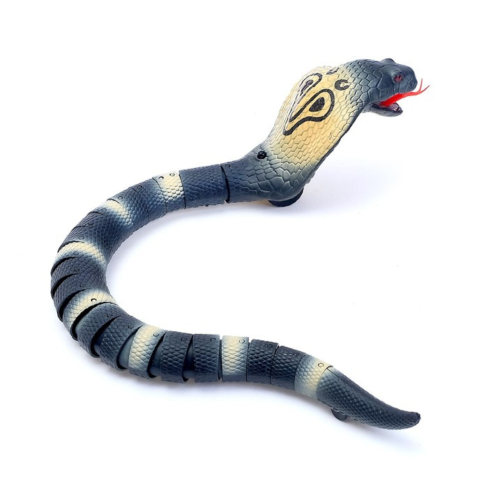 Змея радиоуправляемая «Королевская кобра», работает от аккумулятора - фото 4 - id-p209791725