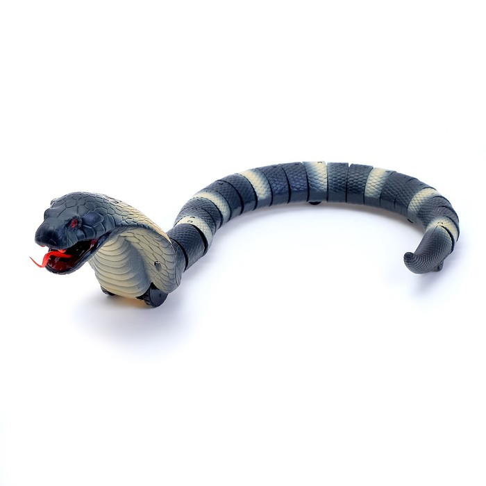 Змея радиоуправляемая «Королевская кобра», работает от аккумулятора - фото 5 - id-p209791725