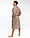 Махровый мужской халат из хлопка. Цвет бронзовый, фото 2