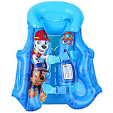 Жилет надувной для плавания, детский, Щенячий патруль, цвет голубой, фото 6