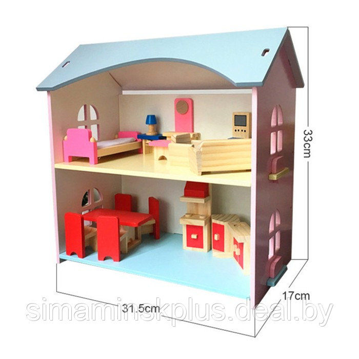 Кукольный домик «Сказка» 33х17х31,5 см - фото 2 - id-p209782784
