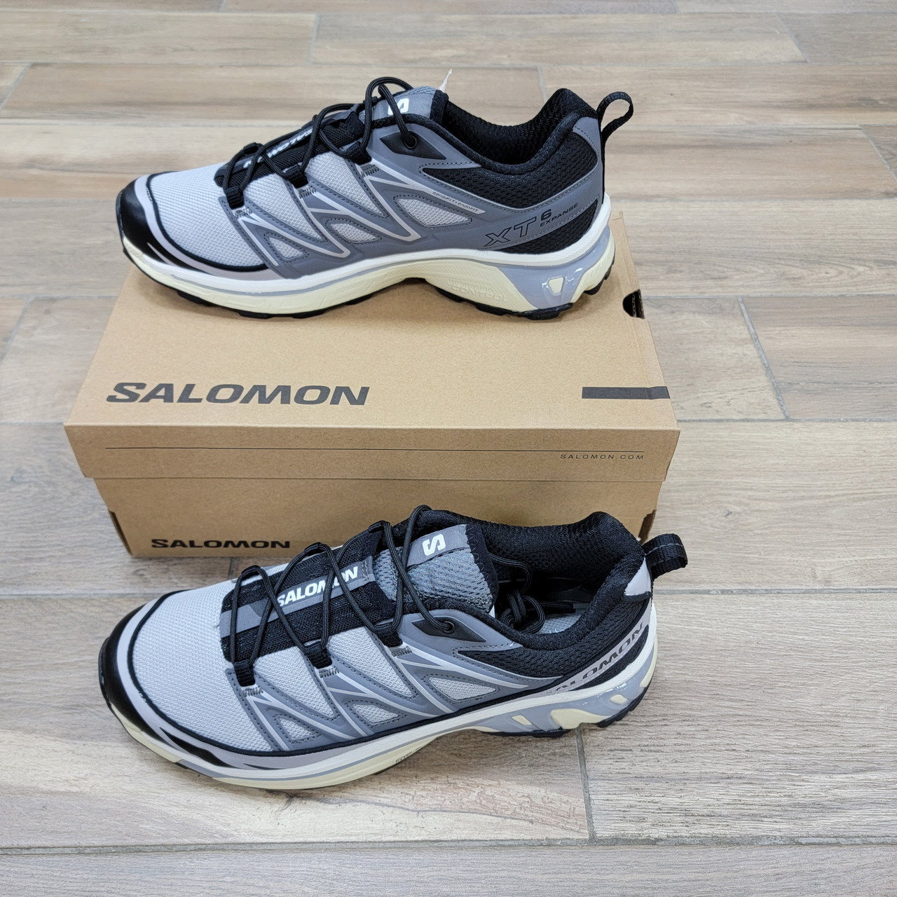 Кроссовки Salomon XT-6 Gray Black - фото 6 - id-p209745133