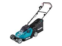 Газонокосилка аккумуляторная MAKITA DLM 382 CM2 (18.0 В, 2 акк., 4.0 А/ч, Li-Ion, шир. 380 мм, выс. 25-75 мм,