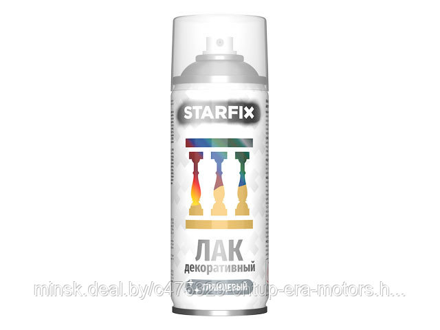 Лак декоративный акриловый прозрачный STARFIX 520мл - фото 1 - id-p209800865