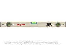 Уровень 1000 мм 3 глаз. брусковый, серебро PN33 SLOWIK (быт.) (600 гр/м 0.50 мм/м)