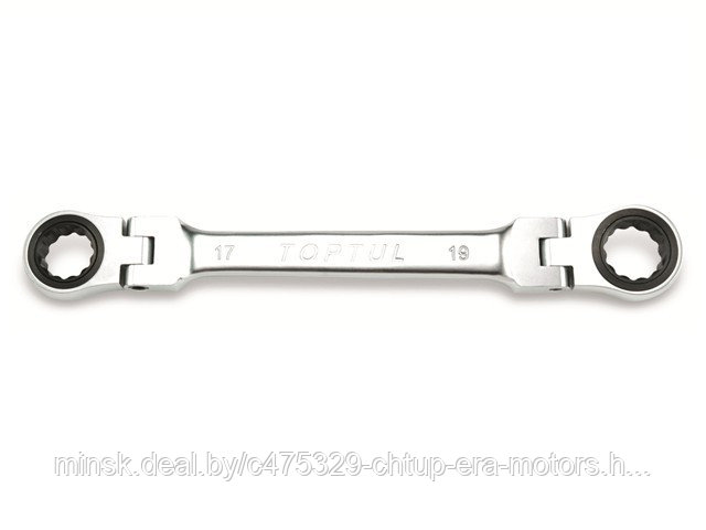 Ключ накидной 8х9мм с поворотными трещотками TOPTUL - фото 1 - id-p209797208
